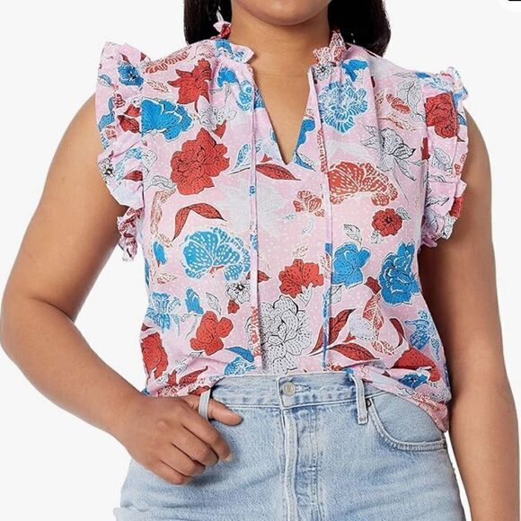 BB Dakota By Steve Madden Flutter Away Top Blouse NEW - Picture 2 of 11